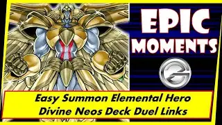Yugioh Duel Links | Easy Summon Elemental Hero Divine Neos Deck Duel Links | 遊戯王デュエルリンクス