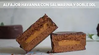ALFAJOR HAVANNA CON SAL MARINA Y DOBLE DULCE DE LECHE