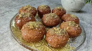 غير هاذ الوصفة لي تسلكني 🔴 حلوى معسلة للقلب مرملة وذوب فالفم بدون فرن ببيضة واحدة حضريها في وقفة 👌