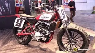 Indian Scout FTR750 Custom Bike - Walkaround - 2017 EICMA Milan