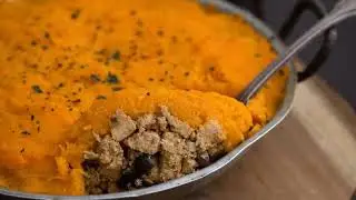 Parmentier de tofu et potiron | Recette gourmande