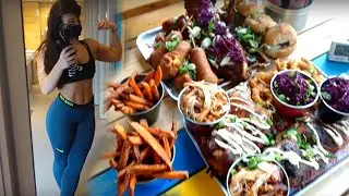 Girl Vs. OVER 12,000 Calories | Rub Smokehouse Challenge | Girl Vs. Food