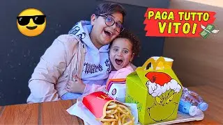 PORTO NOEMI AL MCDONALD'S PER LA PRIMA VOLTA!!