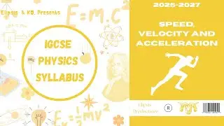 IGCSE Physics Speed, Velocity and Acceleration