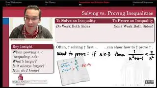 401R3.1 Solving vs Proving Inequalities