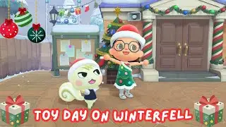 It's the most festive time of the year! | Toy Day 2025 on Winterfell | ACNH (No commentary)