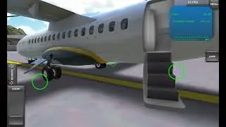 ATR 42 flight MLE - GAN - MALE