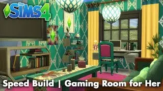Speed Build: The Sims 4 | Gaming Room for Her