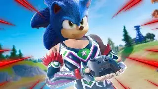 Sonic⚡️(Fortnite Montage) + BEST *60FPS* Xbox One S X Console Player