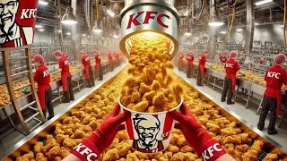 C&Oacute;MO se HACE el POLLO FRITO de KFC 🍗 | &iexcl;El SECRETO del POLLO m&aacute;s CRUJIENTE del MUNDO!
