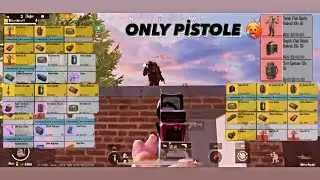 ONLY PİSTOLE CHALLENGE 🤫😱 ONE MAN SQUAD😎 #pubgmobile #metroroyalebug #metroroyale #iphone #new #a