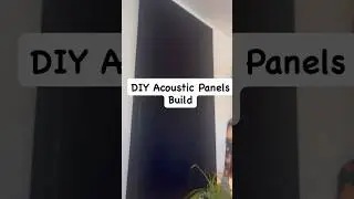 DIY Acoustic Panels for my Home Studio 🎙️#music #diystudio #homestudio #acousticpanel #musicstudio
