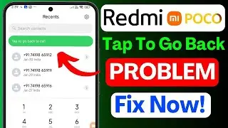 Call In Progress Not Showing Fix 2026 | Tap To Go Back To Call | Call Screen Missing