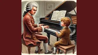 Mozart gibt Klavierunterricht