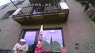 eyas x2 crash - left roll, no RC input