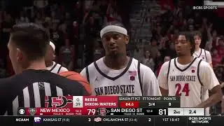 SDSU MEN'S HOOPS HIGHLIGHTS: AZTECS 83, NEW MEXICO 79 - JAN 17, 2026