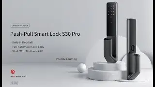 Lockin S30 Pro Smart Door Lock - International Singapore Edition