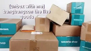 [unbox with me] ✨💖 bangbangcon the live md — FINALLY after waiting a month (i bought way too much 🤡)