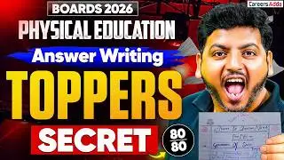 Physical Education Class 12 Boards 2026 | Answer Writing Toppers Secret 📑 | Score 100/100 in PE🔥