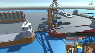 Dock Manager Game Preview 20180118 Container Movement Testing