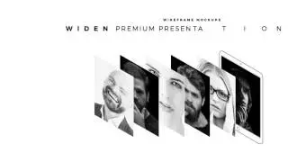Wireframe Screen Mockup Presentation