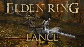 Lance Moveset and Jousting the Draconic Tree Sentinel (Elden Ring)
