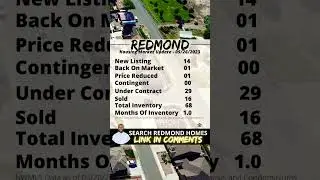 REDMOND WA Housing Market Update | Redmond Washington | Housing Market 2023 #realestate