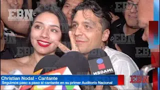 Fuimos a buscar a Christian Nodal al termino de su primer Auditorio Nacional y lo encontramos 🎶 🤠