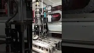 Servo rivet gun with CCD visual, rivets feeder, and monitoring system achieve auto production line