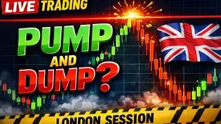 Bitcoin LIVE Trading (LONDON SESSION) | Pump or Dump? Crypto + Stocks / GOLD / SILVER