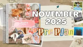 Nov Pre Plan | Tips and Tricks | Planner Set Up | Memory Keeping | Spooky Planning #cozyhobbies