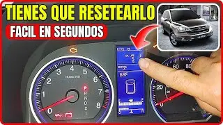 COMO RESETEAR TABLERO de camioneta honda CRV al hacer cambio de aceite | Gio de la Rosa