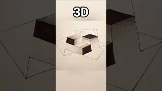 Interesting 3D drawing #drawing #art #3d