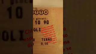 Lotto...numero vincente 90. Ho vinto o ho perso??? #lotto #napoli #90 #numeri #lotteria