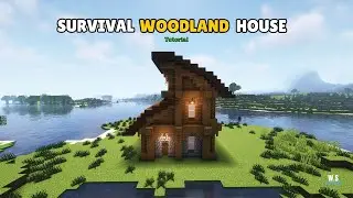 Minecraft Tutorial &ndash; Minecraft Survival Woodland House Easy Starter Base Build (No Mods)