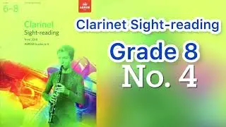 Grade 8 No. 4 / Clarinet / Sight-reading specimen test & play along w metronome, dotted crotchet= 69