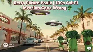 Retro Future Panic | 1950s Sci-Fi Invasion Gone Wrong #onore #comedy