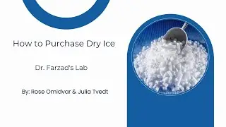 How to Purchase Dry Ice From Fisher Stock Room