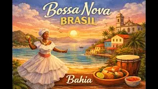 Bossa Nova da Bahia | Ax&eacute; Calmo, Mar e P&ocirc;r do Sol (Relax/Estudo)