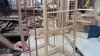 Mostrando como montar Gaiola de coleira com gabarito