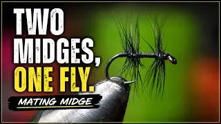 The Mating Midge | A Tiny Midge You Can Tie Larger