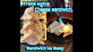 Grilled cheese Sandwich | Triple Cheese | Extra loaded cheese Sandwich