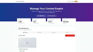 YouTube Channel Manager - Complete Feature Tour