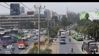 Early Morning Drive On Jogoo Road/ Nairobi Kenya