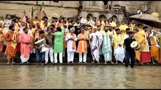 ganga aarti on pm modi birthday #modi #modibirthday #hbdmodi