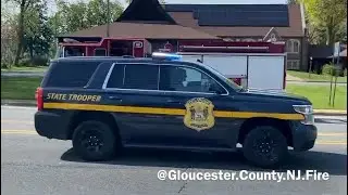 Delaware State police Chevy Tahoe responding