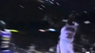 Detroit Pistons' Marcus Liberty with a one handed reverse jam
