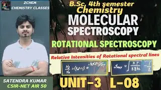 (L8) Relative intensities of rotational spectral lines || Maxwell Boltzmann distribution #chemistry