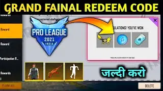 FFPL 500K LIVE WATCHING REDEEM CODE | HINDI] Free Fire Pro League 2021 Winter | FFPL | Grand Finals