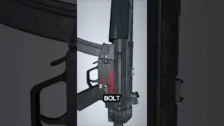 HK MP5 Submachine Gun | How the Single Shot Firing Mechanism Works in 3D Animation
